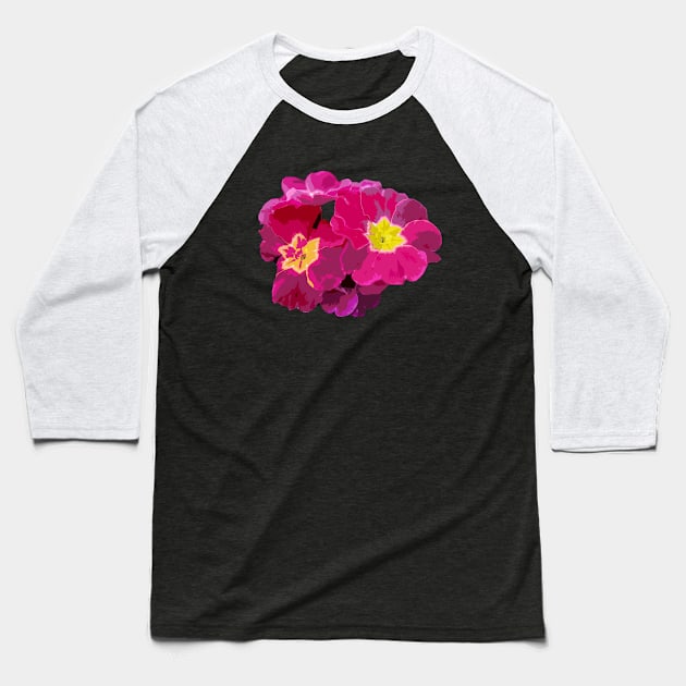flower Baseball T-Shirt by rickylabellevie